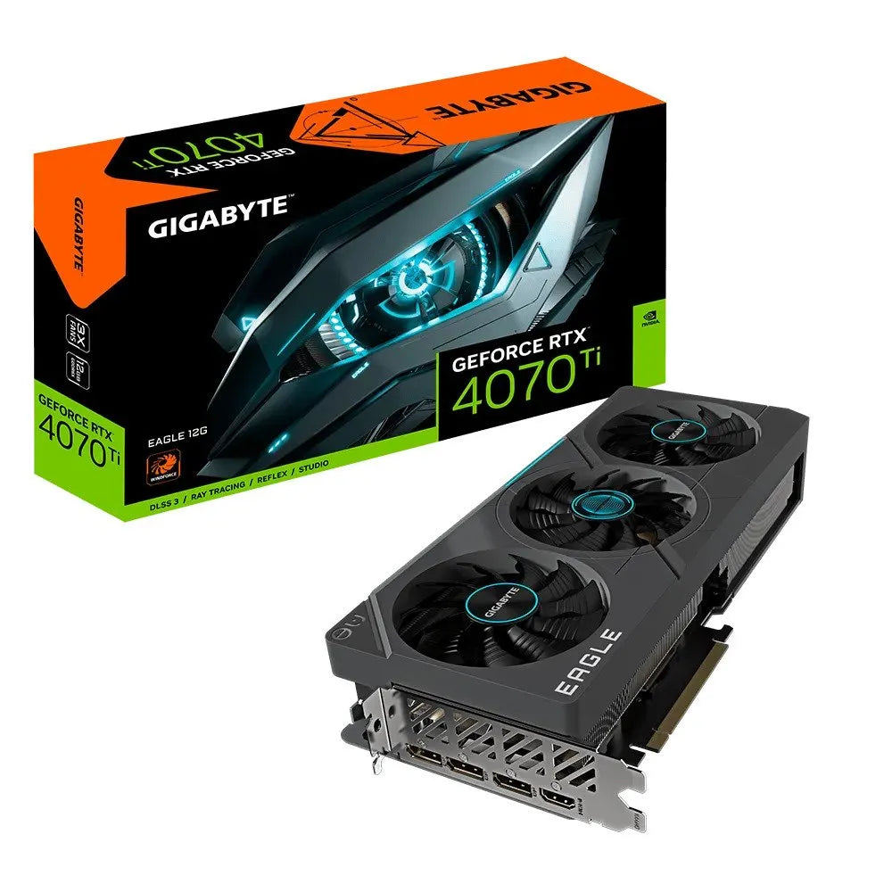 GIGABYTE nVidia GeForceÂ® RTX 4070Ti EAGLE - 12G GDDR6X HDMIx1/DP x3