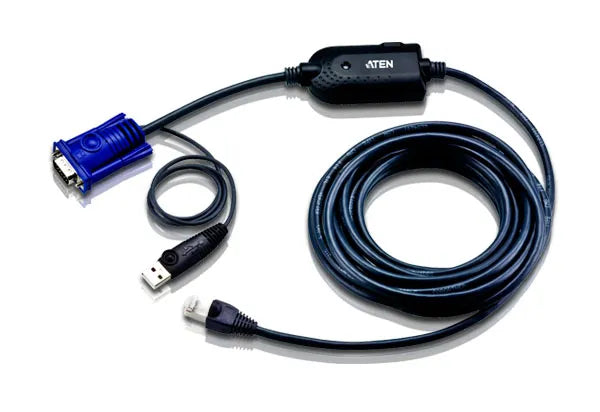 ATEN USB VGA 15ft. KVM adapter cable 5M Cable/ATEN ALTUSEN