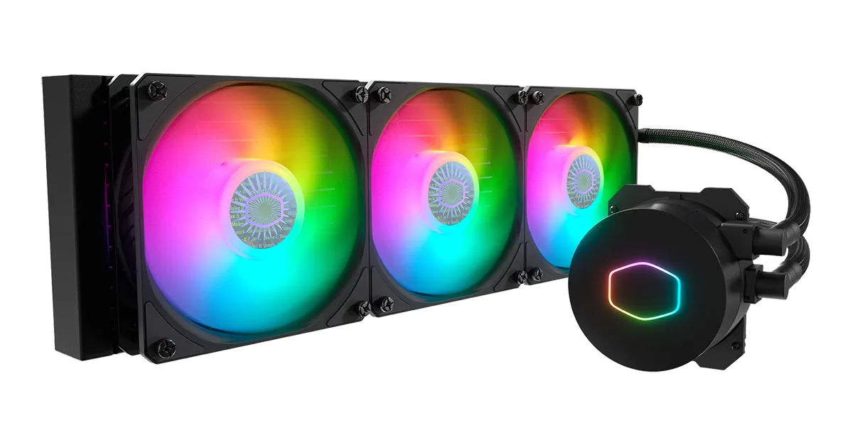 Cooler Master MasterLiquid ML360R ARGB V2  Liquid Cooler; 360mm Radiator; 3x 120mm  ARGB Fan With Temp Sensor