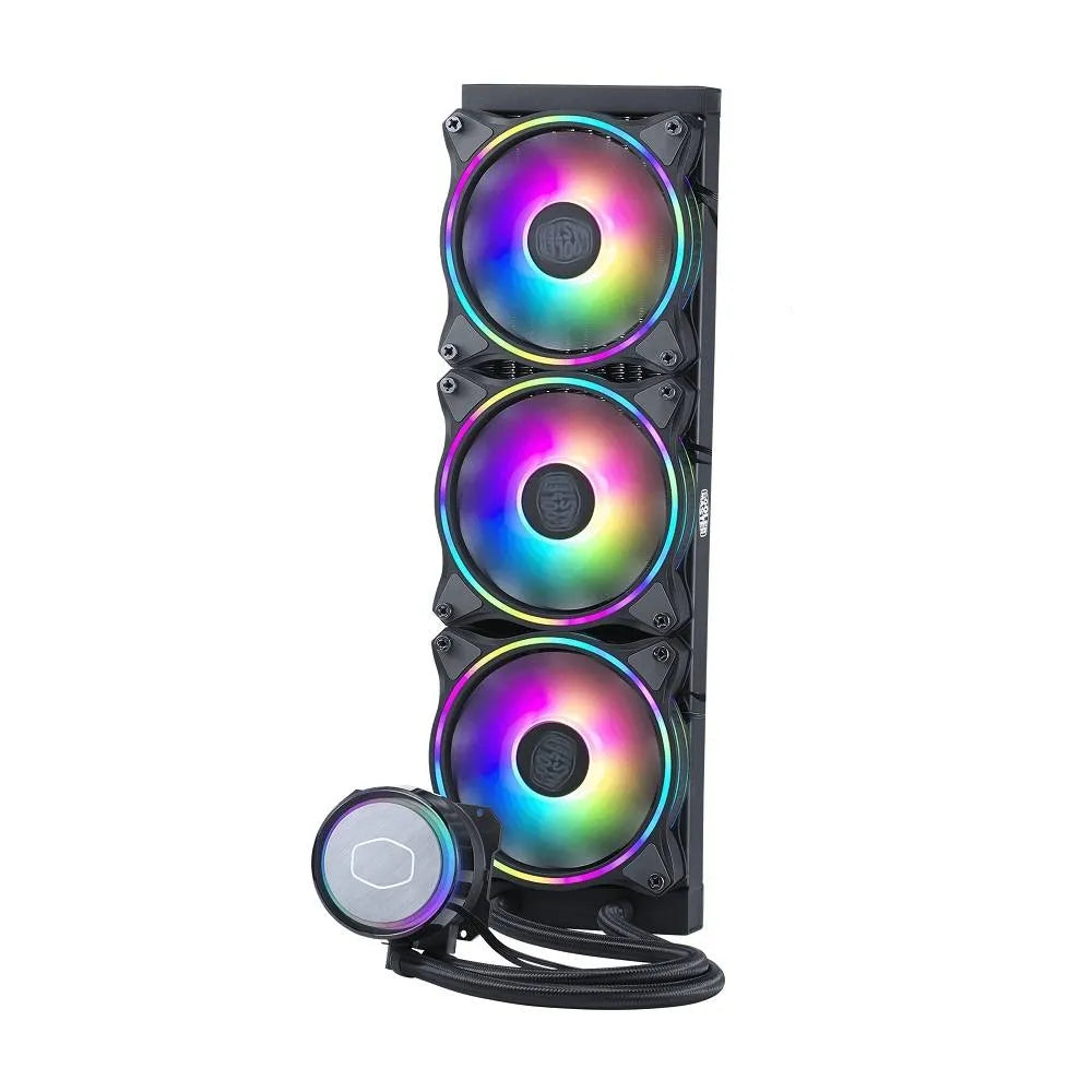 Cooler Master MasterLiquid ML360 IllusionARGB Liquid Cooler; 360mm Radiator; 3 x 120mm ARGB Illusion; Transparent Pump Design