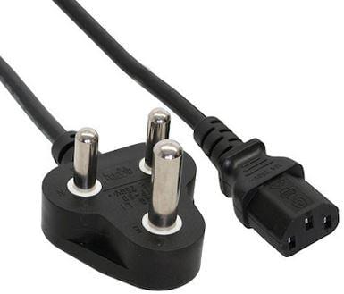 PWR to Single Headed Kettle Cable 1.8m Black