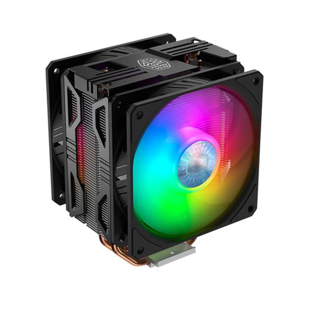 Cooler Master Hyper 212 ARGB Air Tower; 120mm Fan; Dual Fan; 4 Heat Pipes