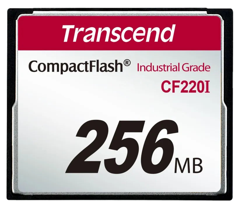 TRANSCEND 256MB CF220I INDUSTRIAL GRADE CF CARD - SLC