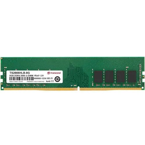 TRANSCEND 8GB DDR4-2666 DESKTOP U-DIMM 1RX8 CL19