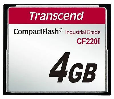 TRANSCEND 4GB CF220I INDUSTRIAL GRADE CF CARD - SLC