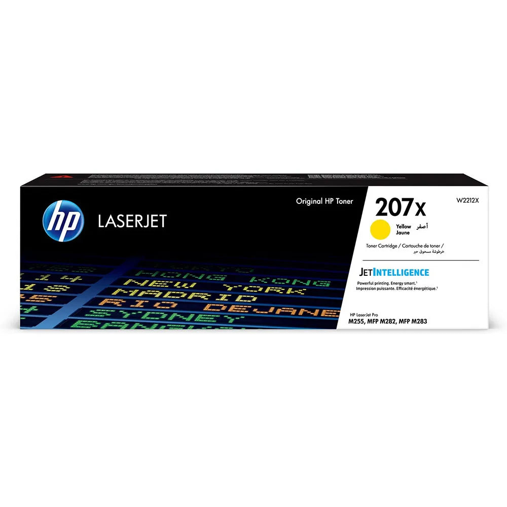 HP 207X Yellow LaserJet Toner Cartridge;2;450 pages