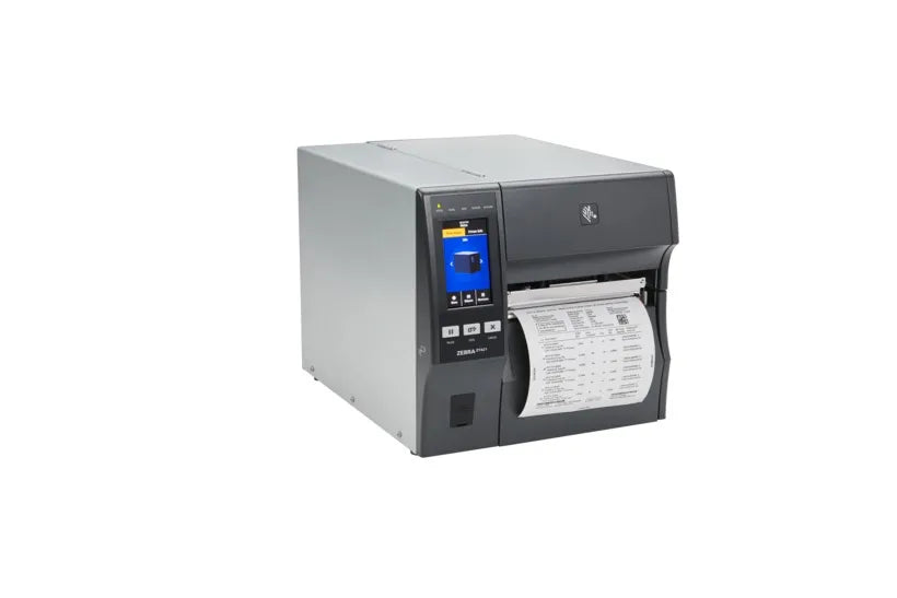 TT Printer ZT421; 6''; 203 dpi; Euro and UK Cord; Serial; USB; 10/100 Ethernet; Bluetooth 4.1/MFi; USB Host; EZPL